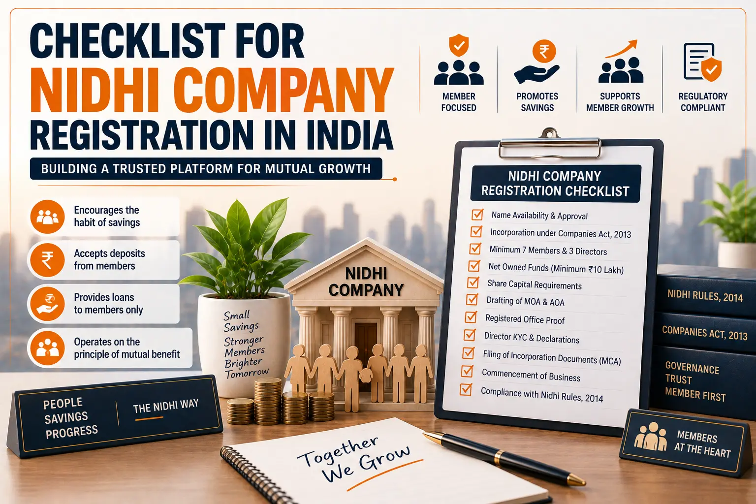 Checklist for Nidhi Company Registration