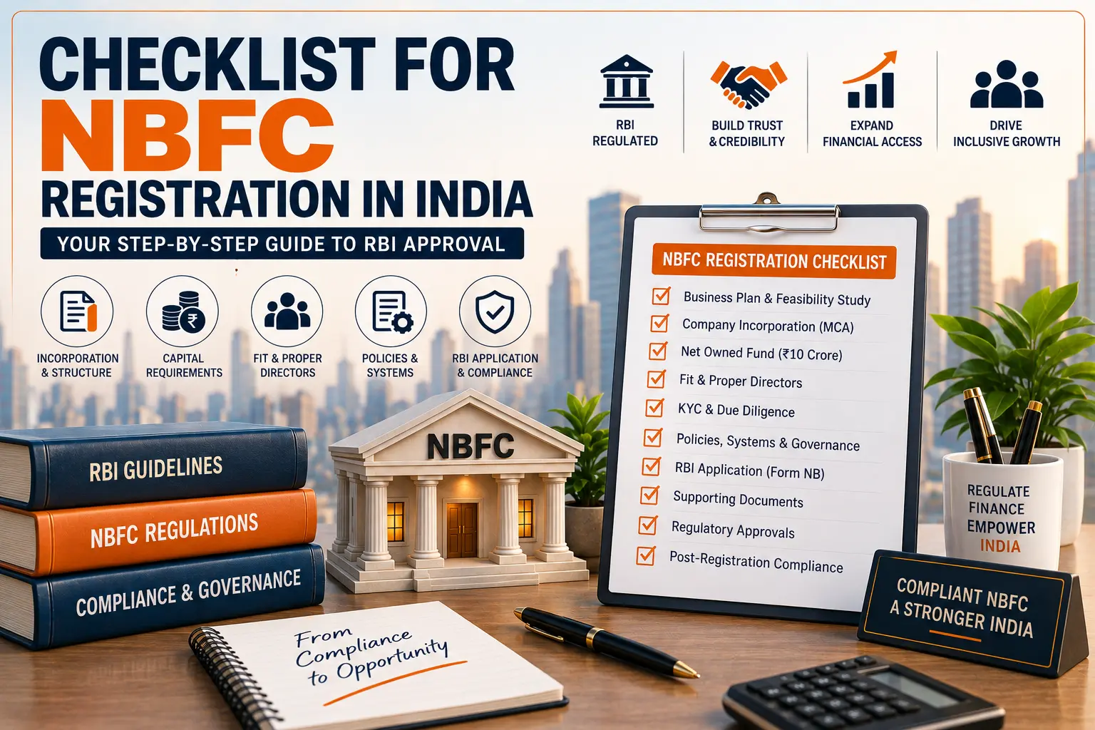 Checklist for nbfc registration